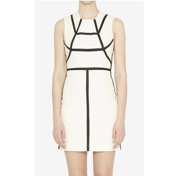 Robert Rodriguez White dress with black detail - Picture 1 of 5